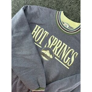 Vintage Hot Springs Crewneck Sweatshirt Jerzees USA Made 2X